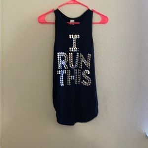 Zumba tank “I run this”